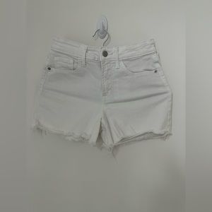 White Denim Shorts